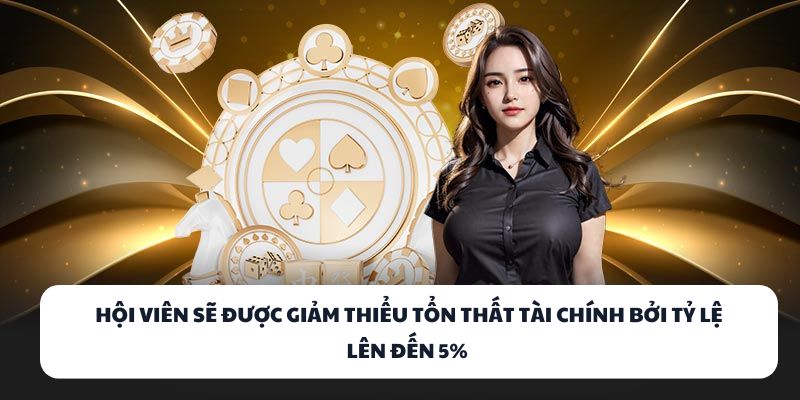 WIN88 – Sân Chơi Game Bài Số 1 Cho Người Yêu Thử Thách 2 Hội viên sẽ được giảm thiểu tổn thất tài chính bởi tỷ lệ lên đến 5%